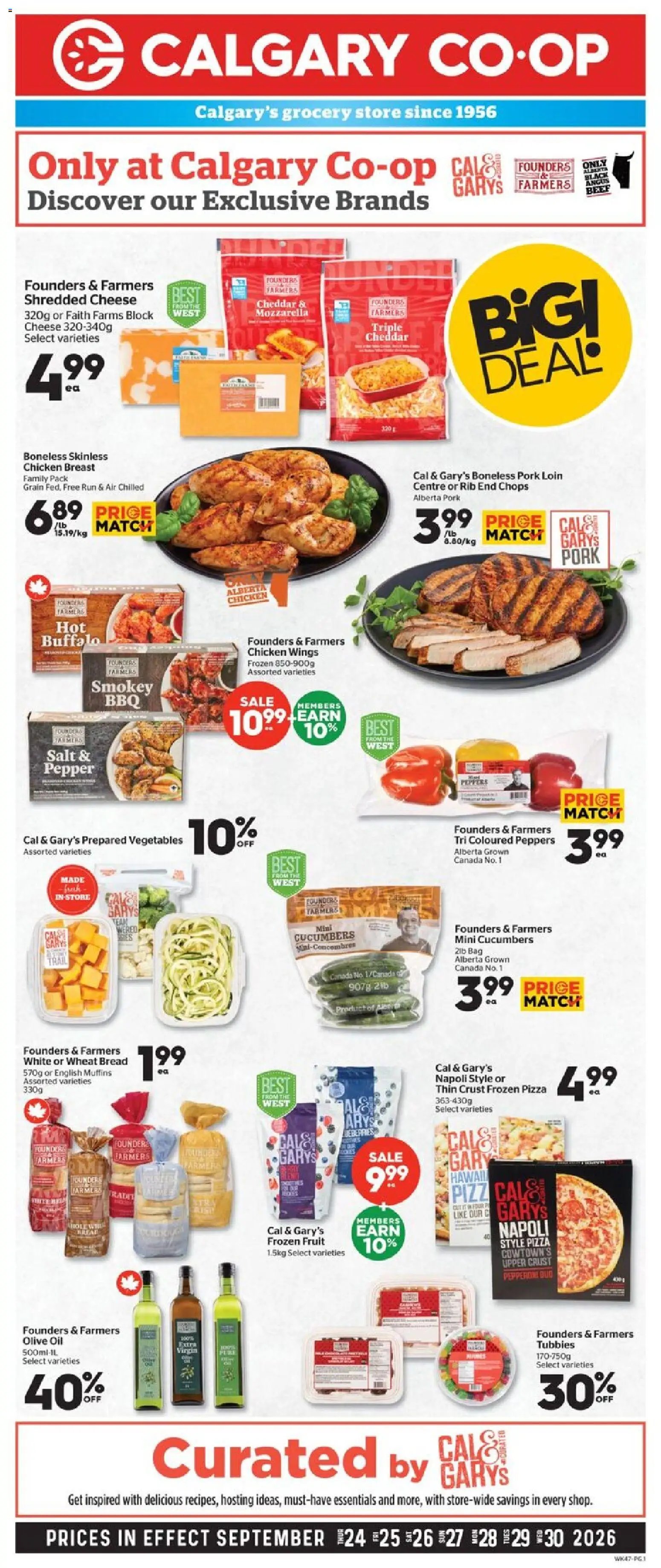 Calgary Co-op weekly flyer / circulaire