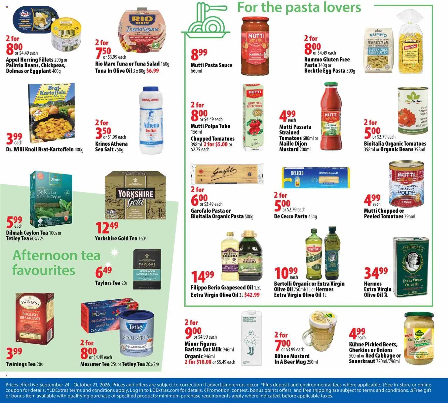 London Drugs flyer - Foods of Europe