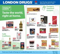 London Drugs flyer - Foods of Europe