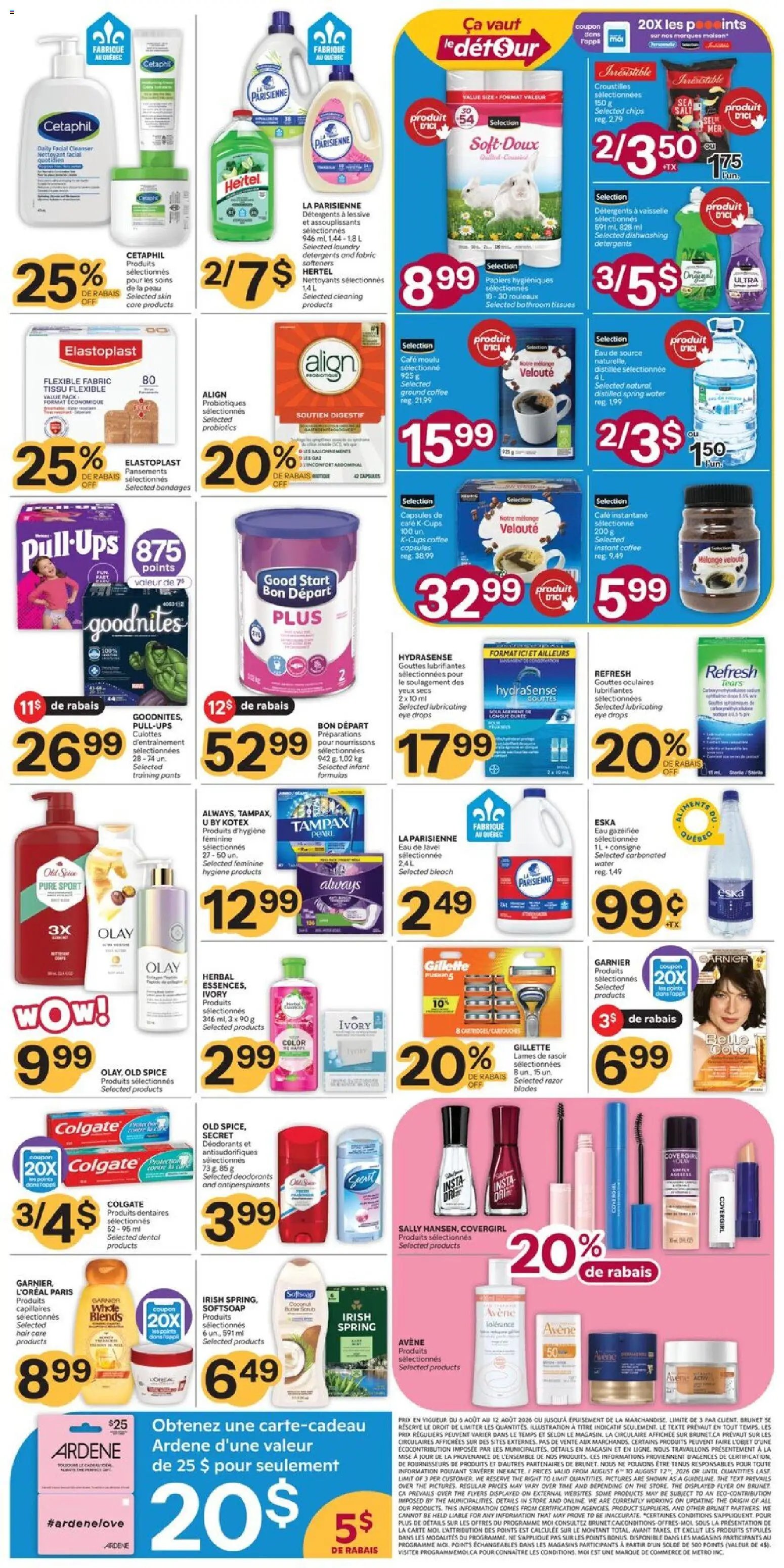 Brunet weekly flyer / circulaire