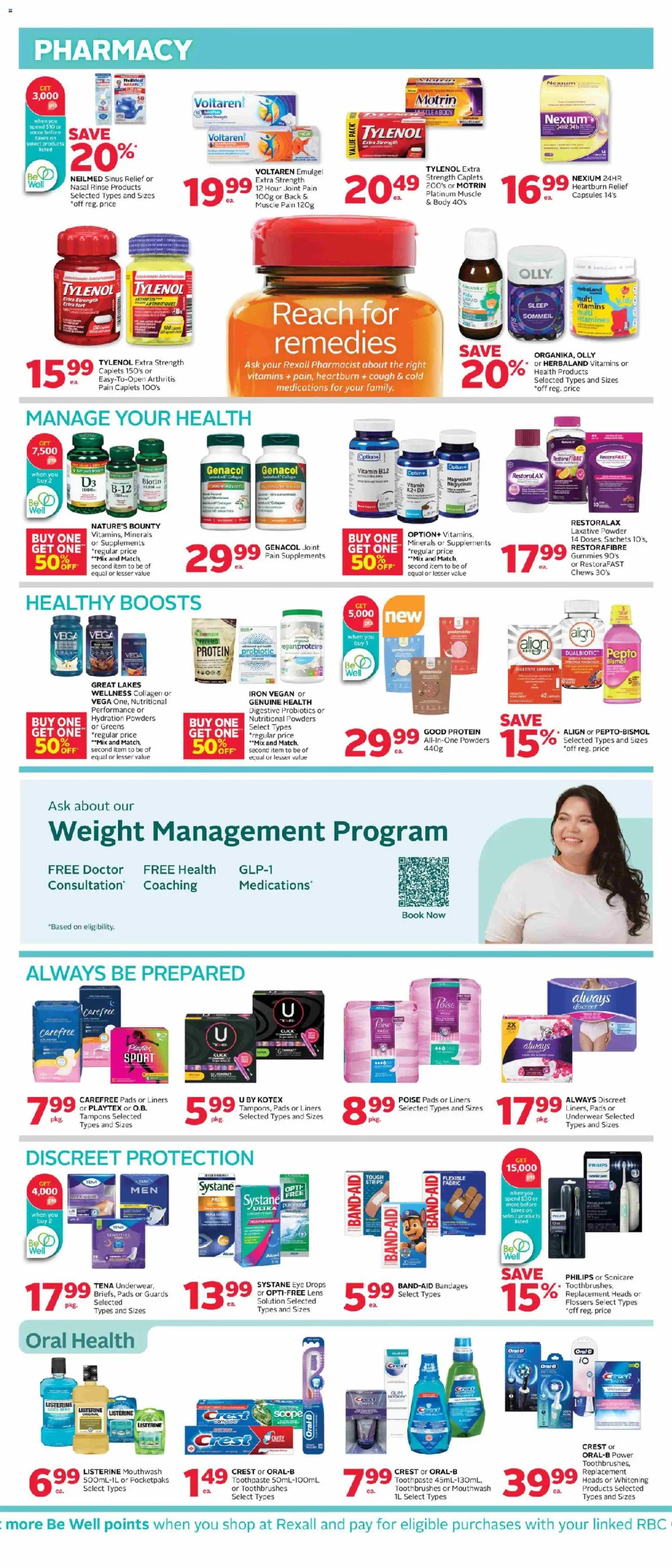 Rexall weekly flyer / circulaire