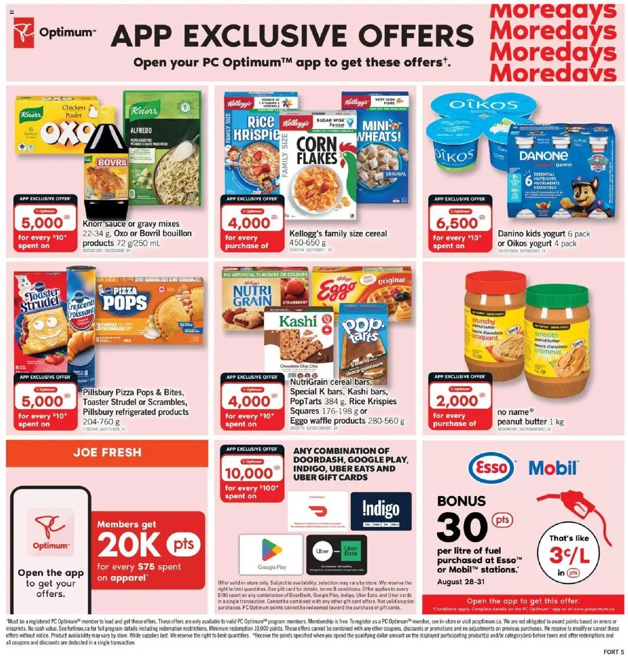 Fortinos weekly flyer / circulaire