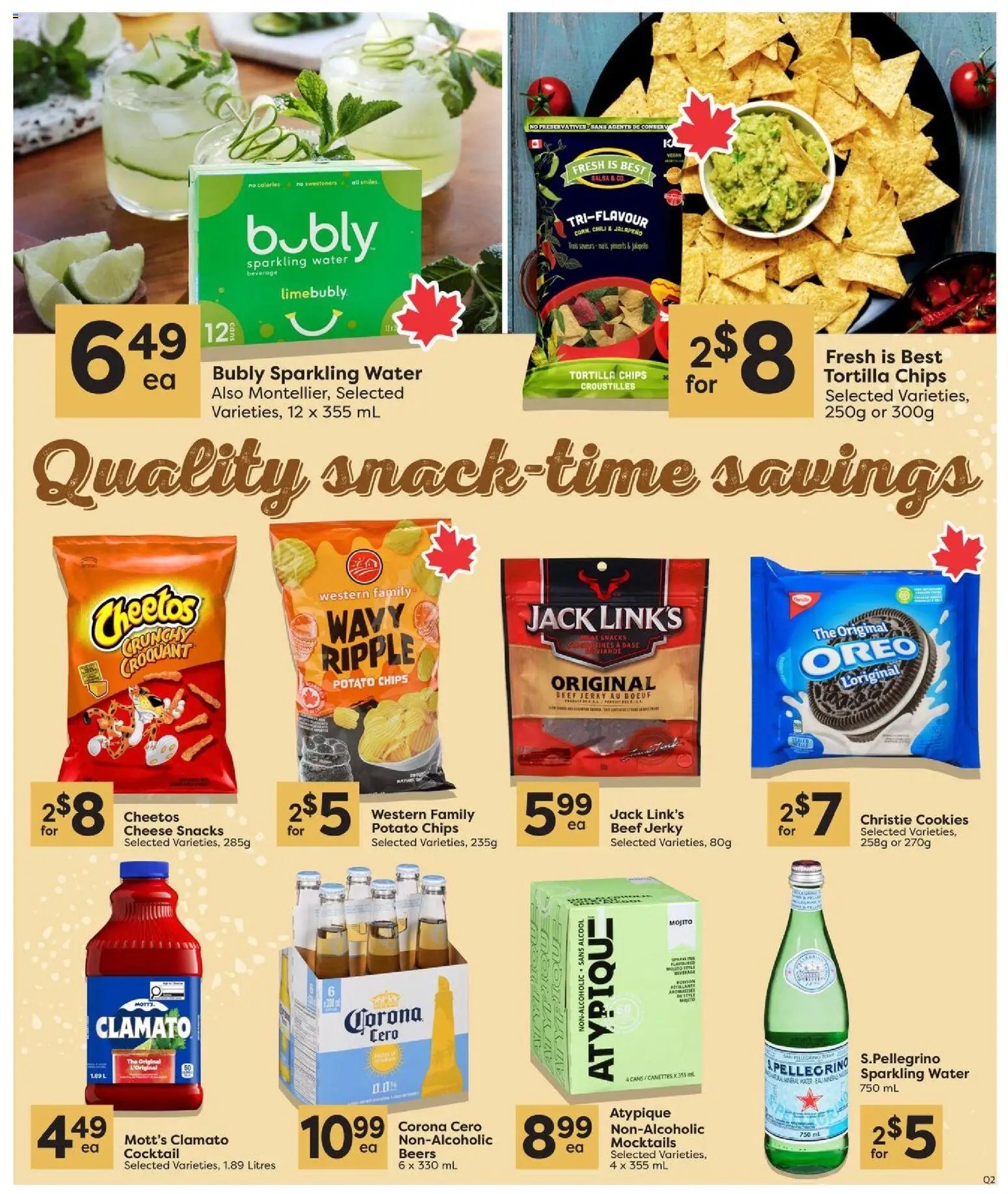 Quality Foods weekly flyer / circulaire