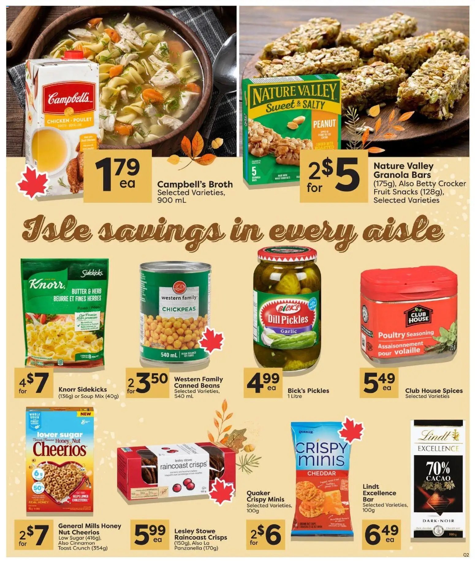 Quality Foods weekly flyer / circulaire