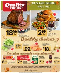 Quality Foods weekly flyer / circulaire