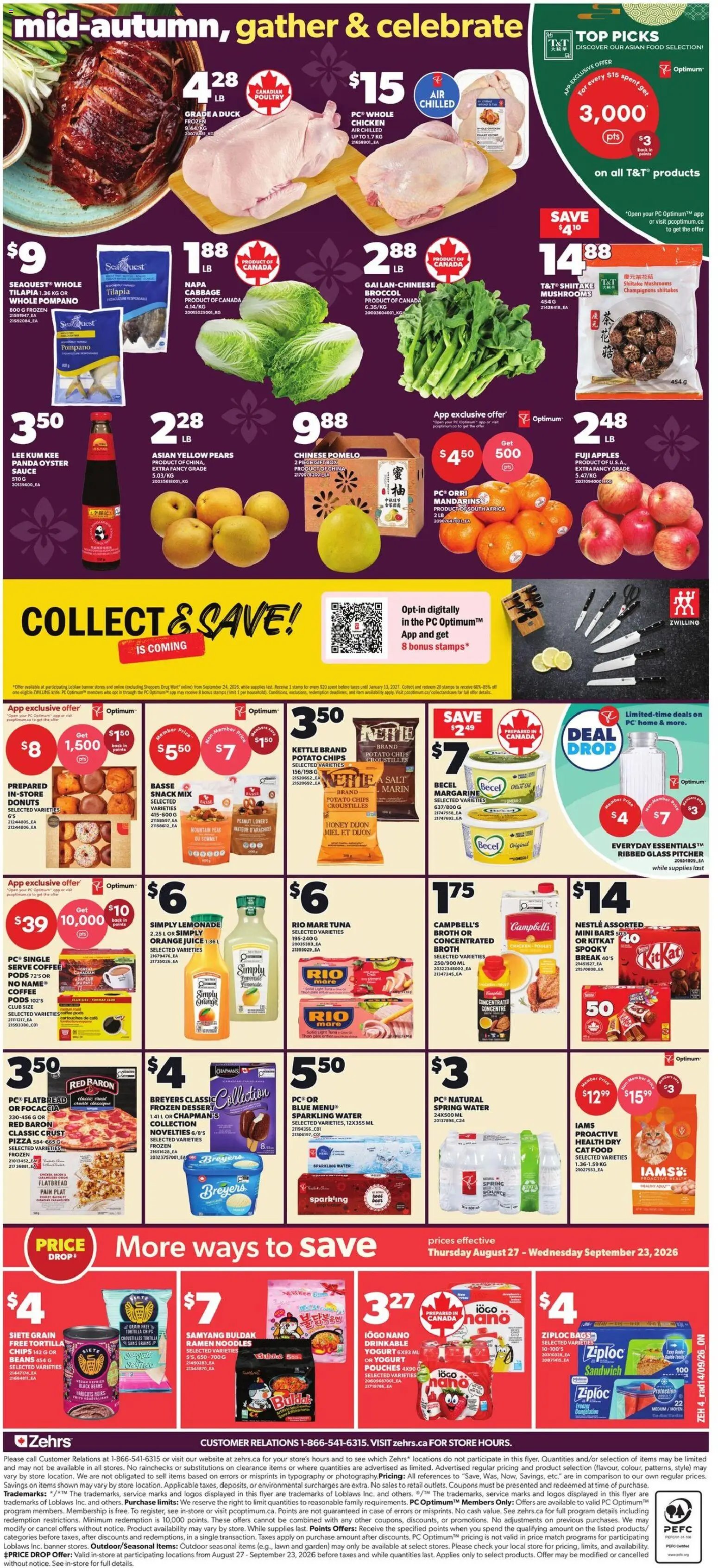 Zehrs weekly flyer / circulaire