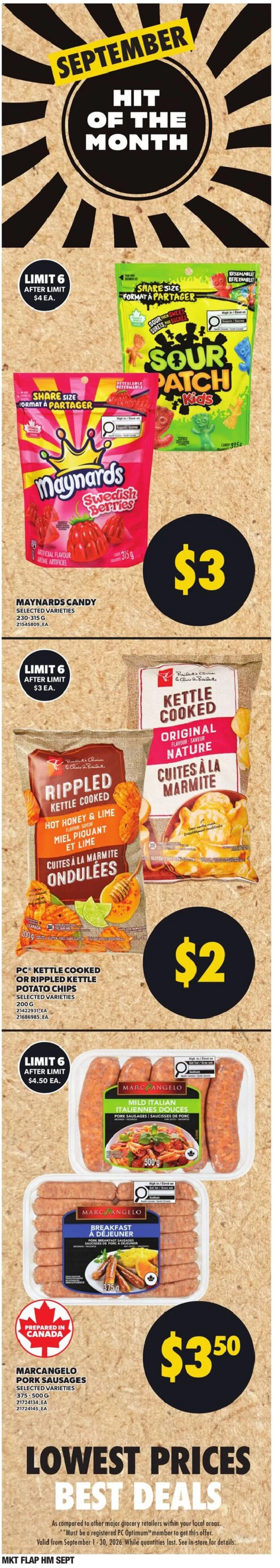 Zehrs weekly flyer / circulaire