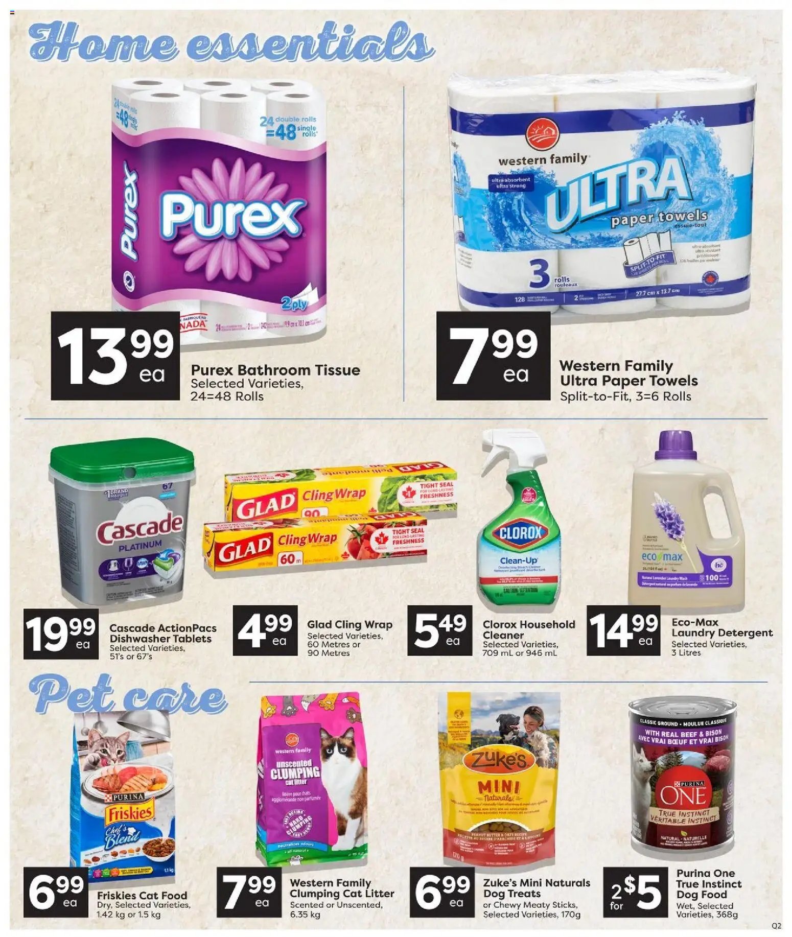 Quality Foods weekly flyer / circulaire