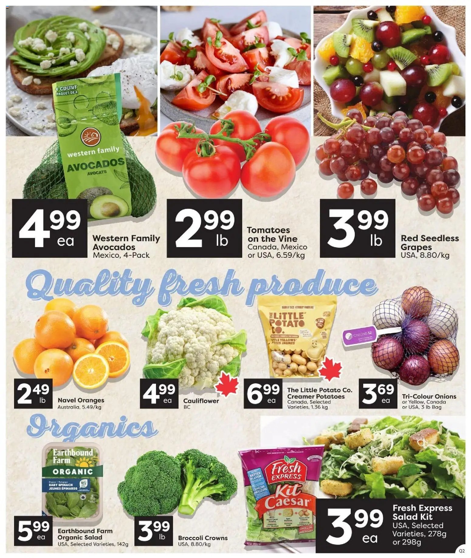 Quality Foods weekly flyer / circulaire