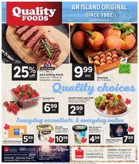 Quality Foods weekly flyer / circulaire