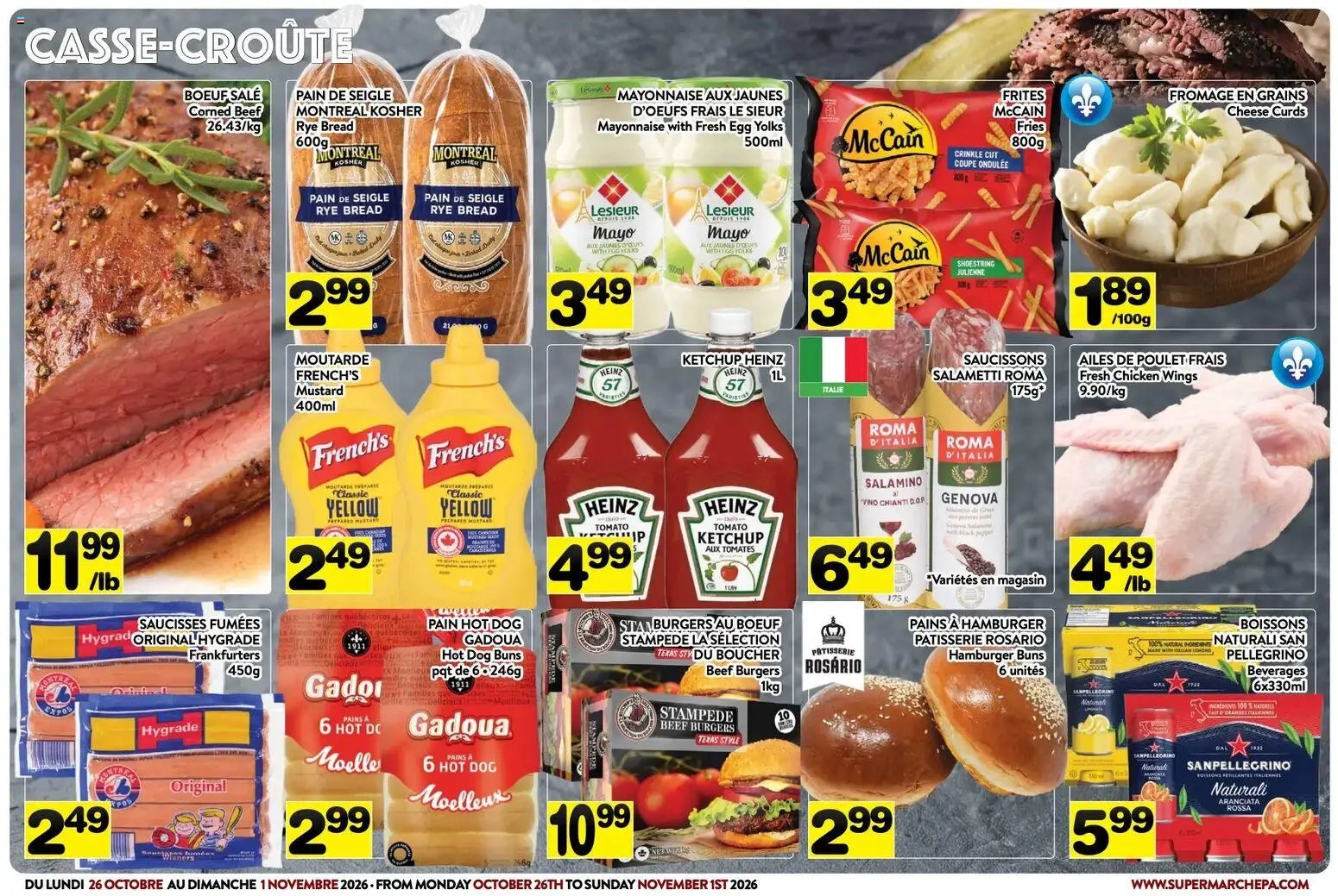 Pa Supermarché weekly flyer / circulaire