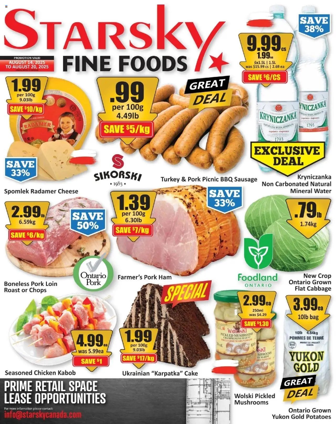 Starsky weekly flyer / circulaire (2025-08-01 - 2025-08-20) | 1