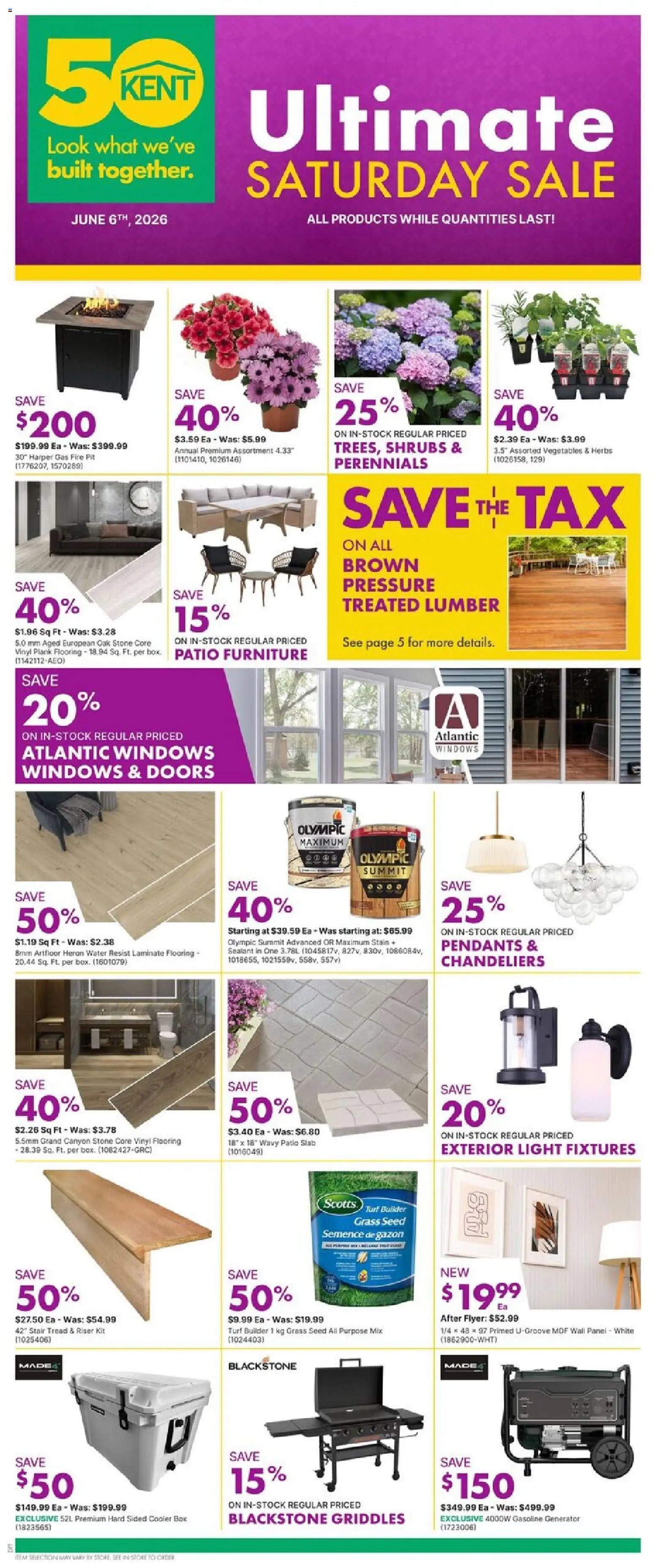 Kent weekly flyer / circulaire