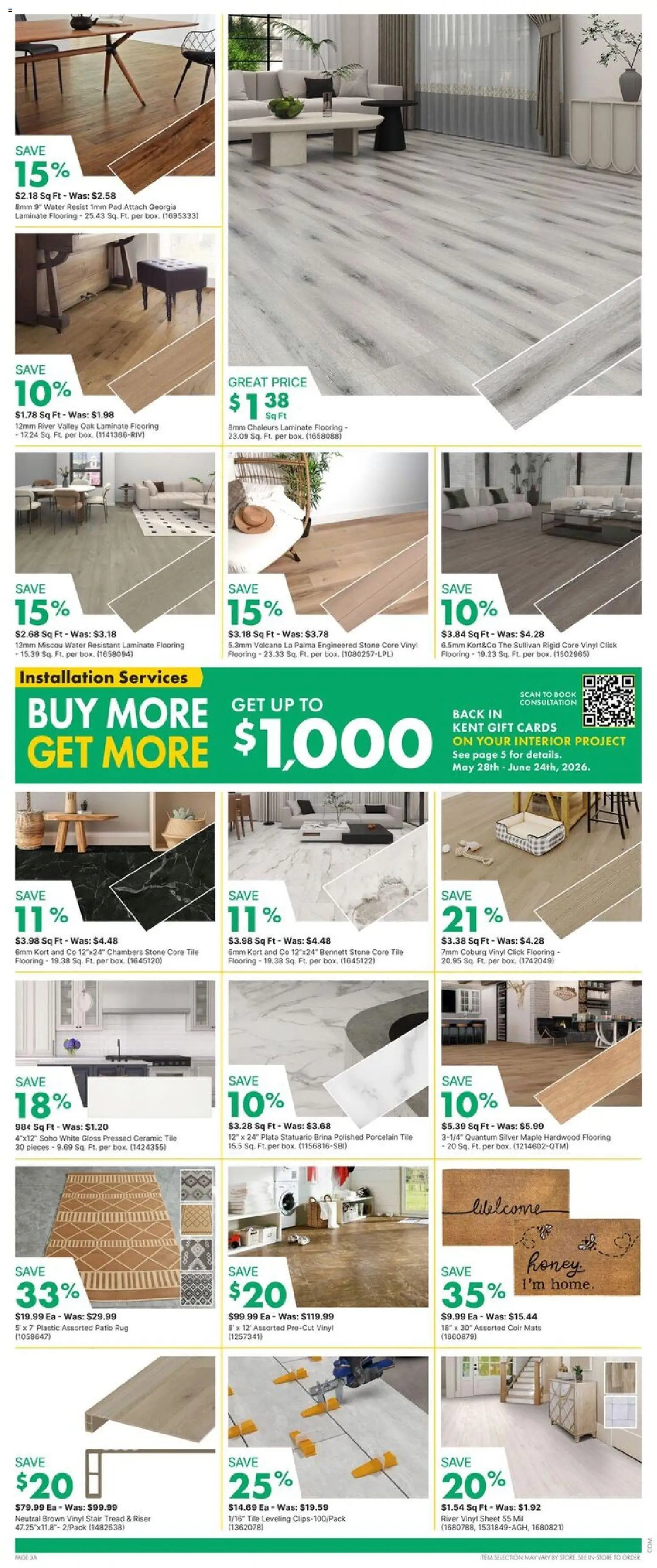 Kent weekly flyer / circulaire
