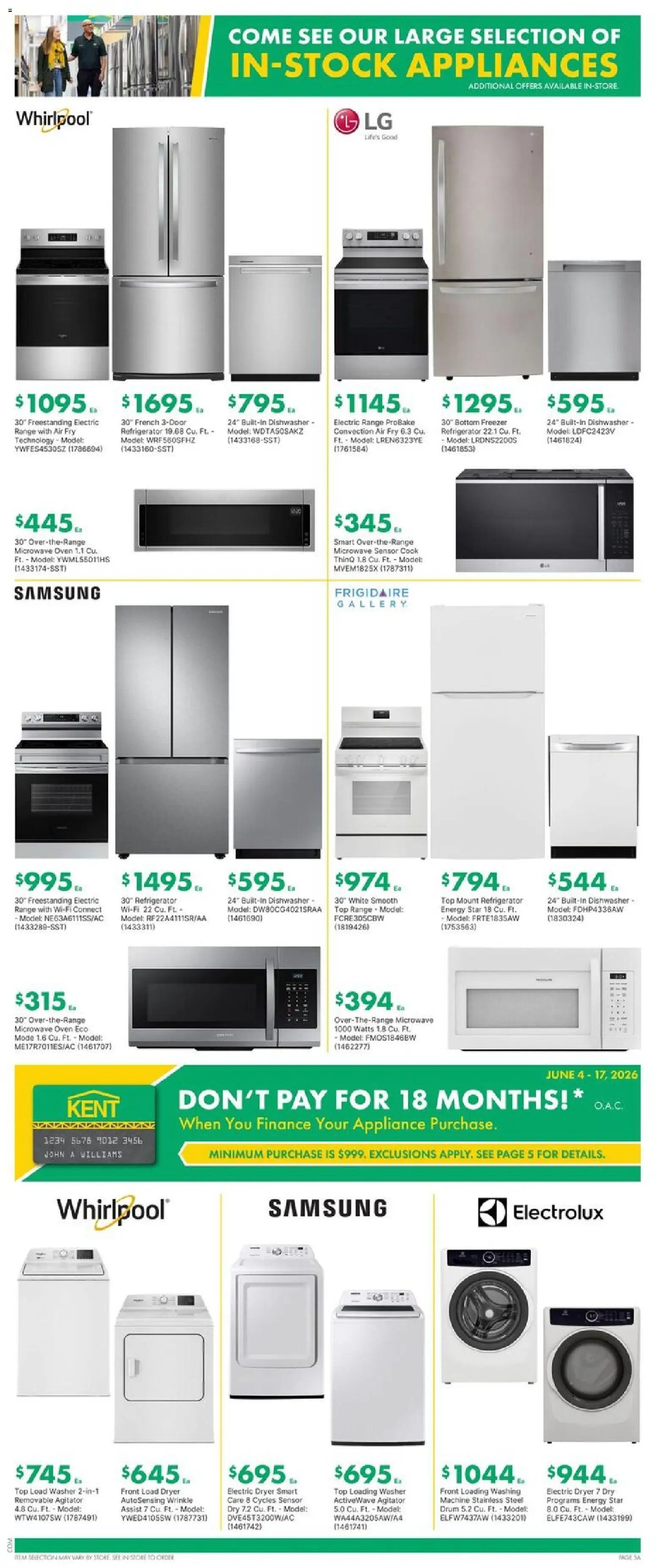 Kent weekly flyer / circulaire