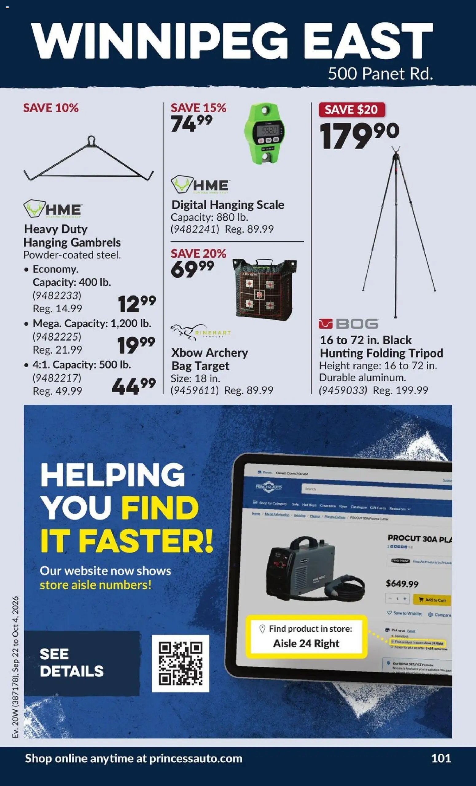 Princess Auto flyer - 2 Week Sale!