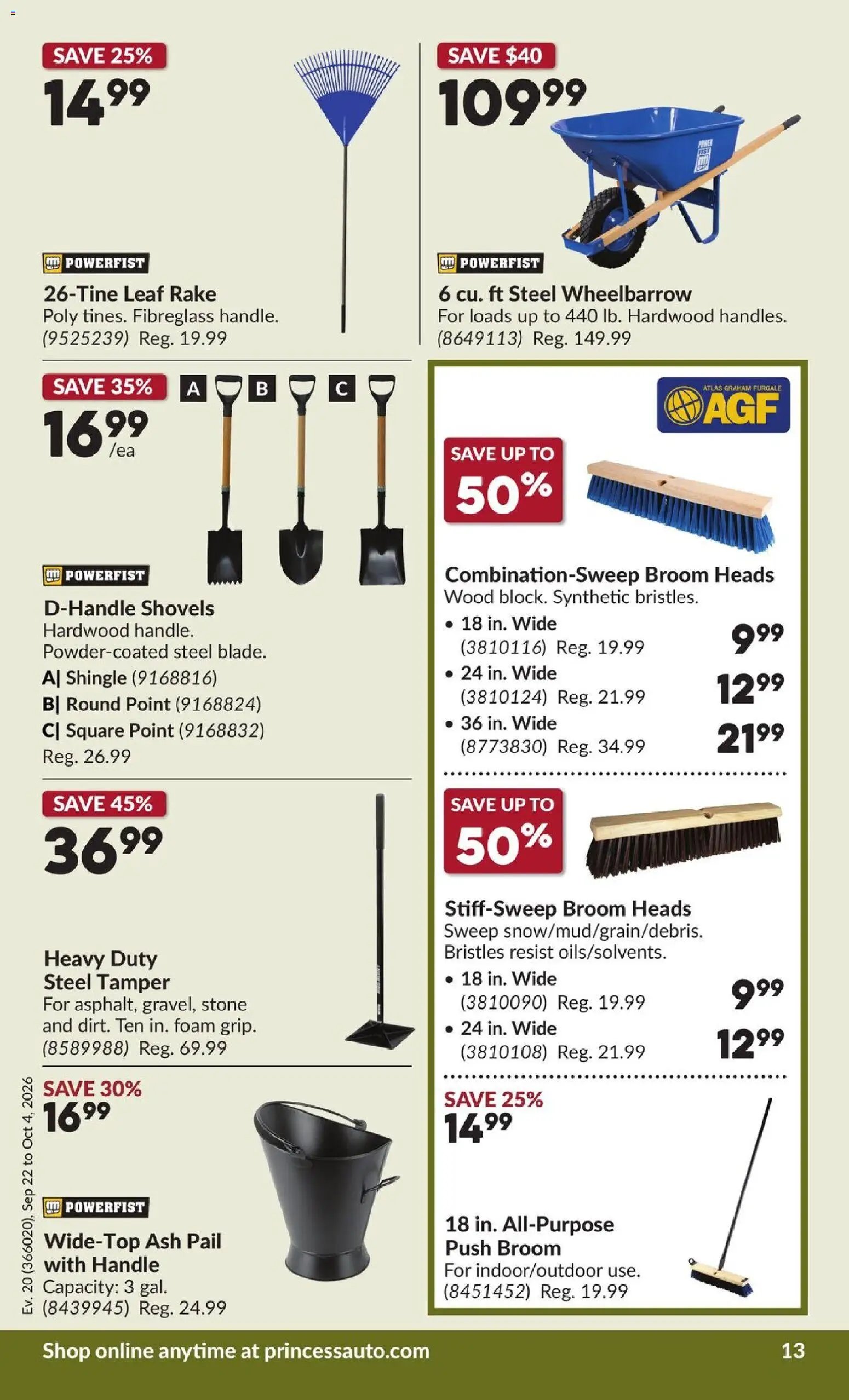 Princess Auto flyer - 2 Week Sale!