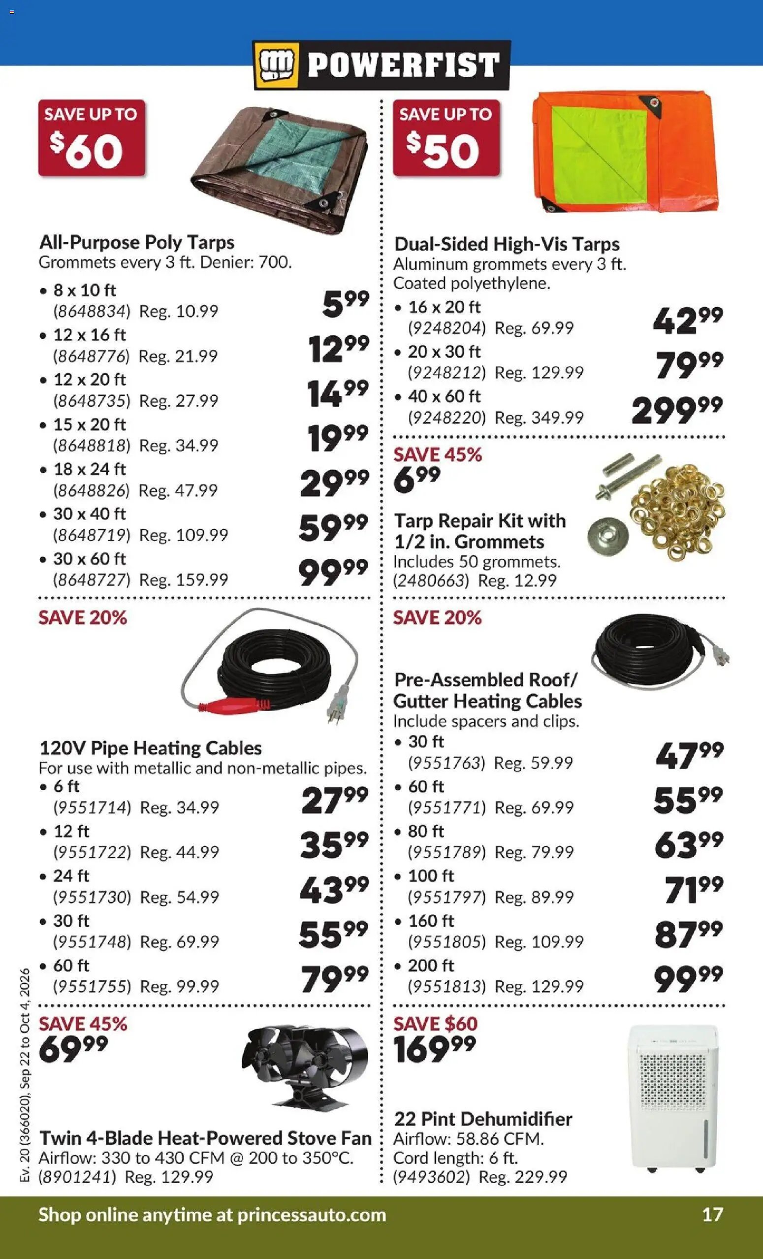 Princess Auto flyer - 2 Week Sale!