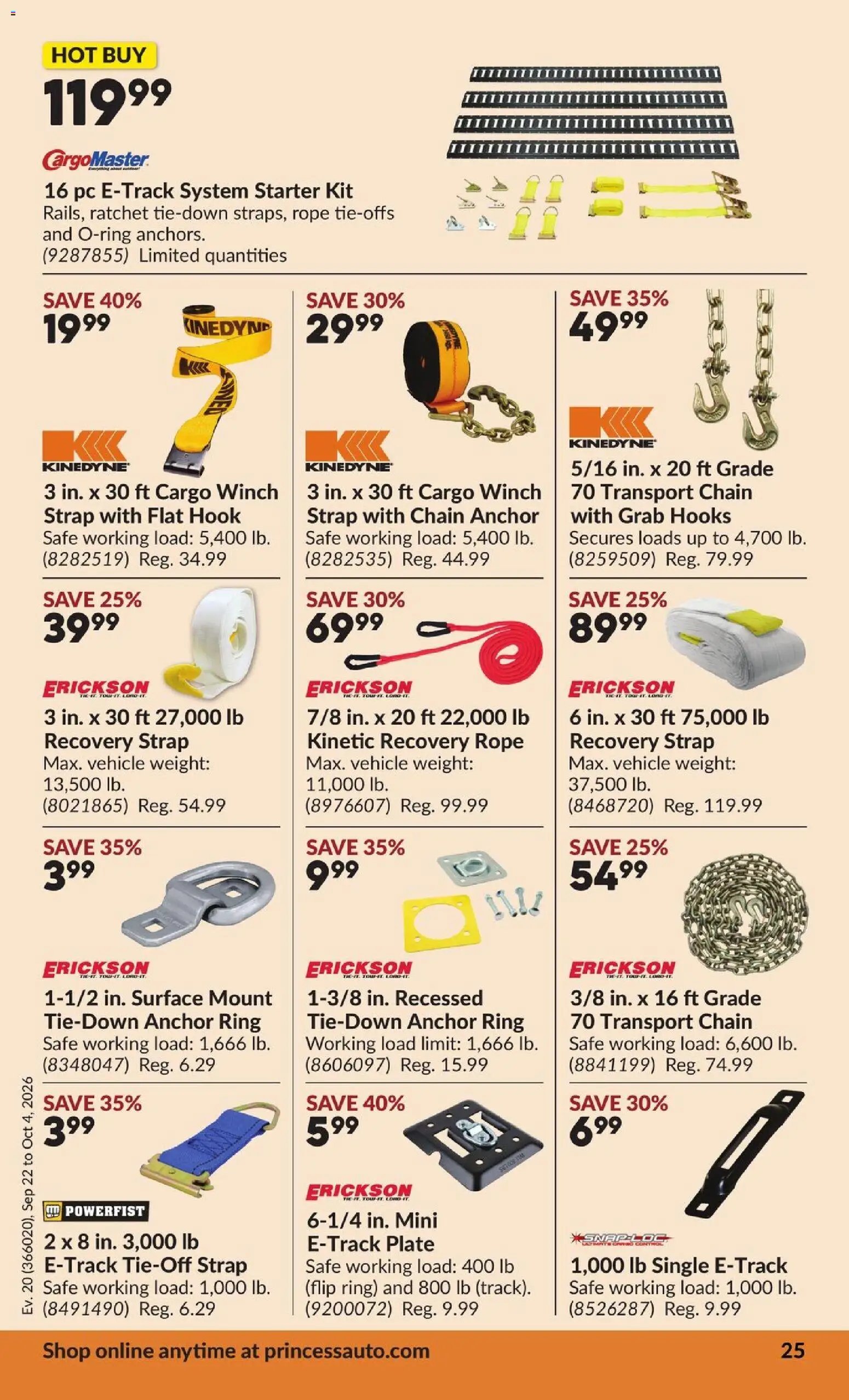 Princess Auto flyer - 2 Week Sale!
