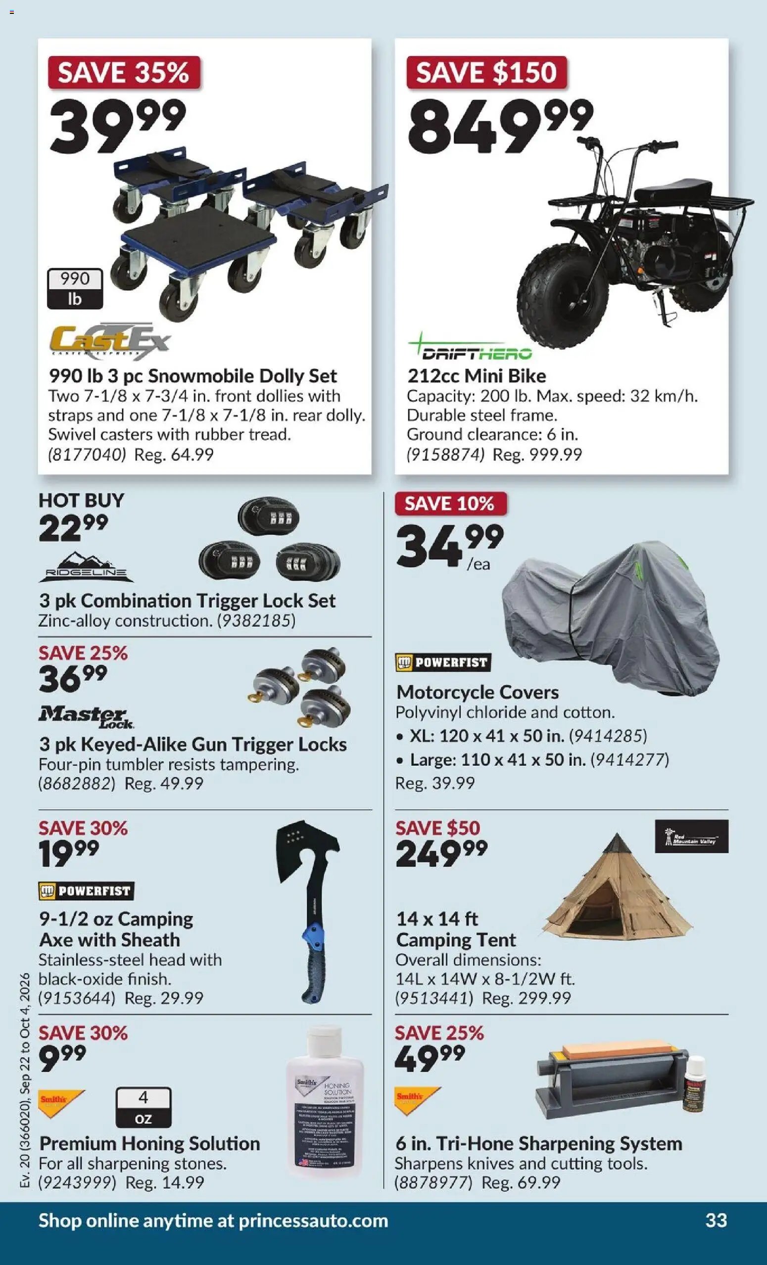 Princess Auto flyer - 2 Week Sale!