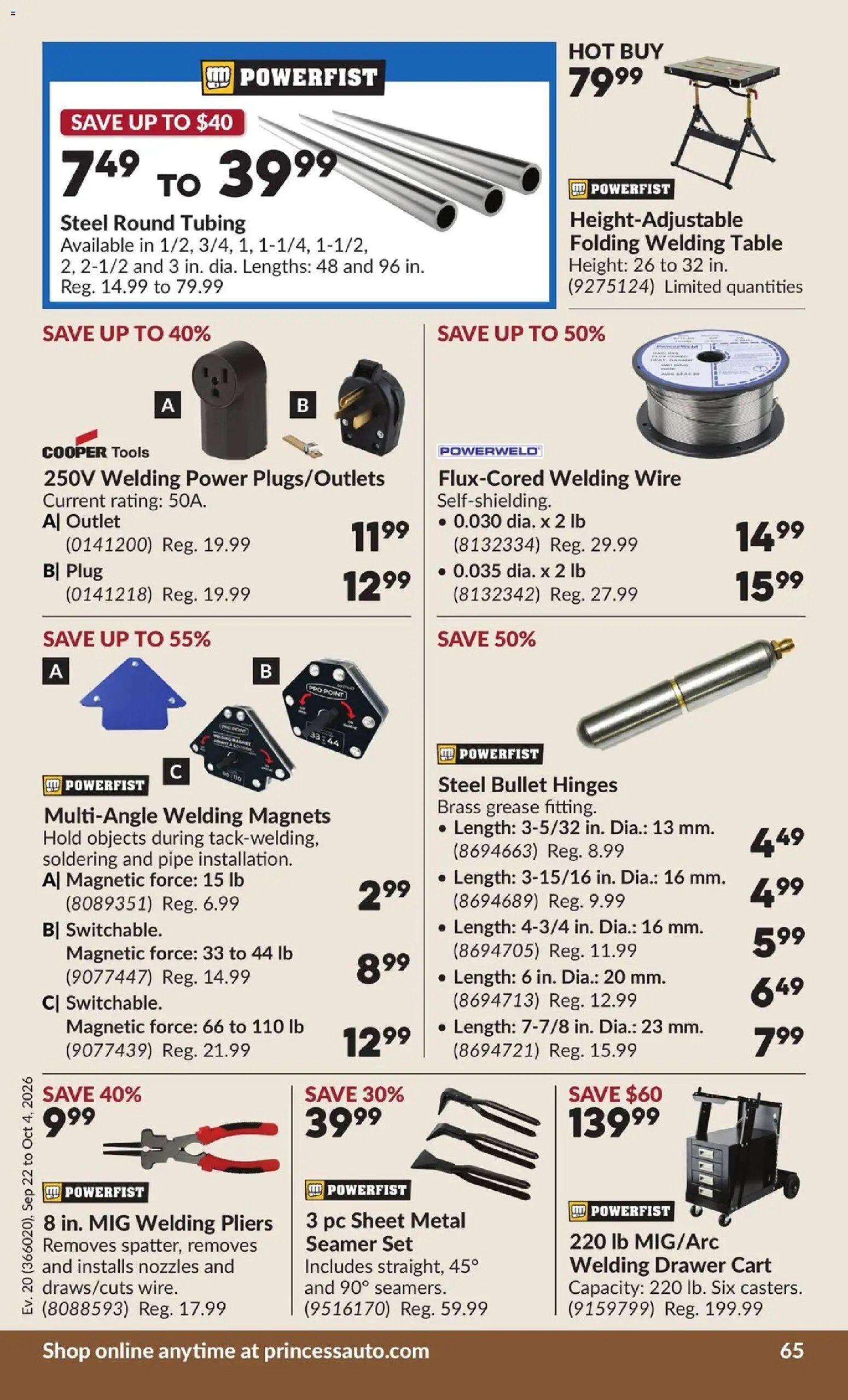 Princess Auto flyer - 2 Week Sale!