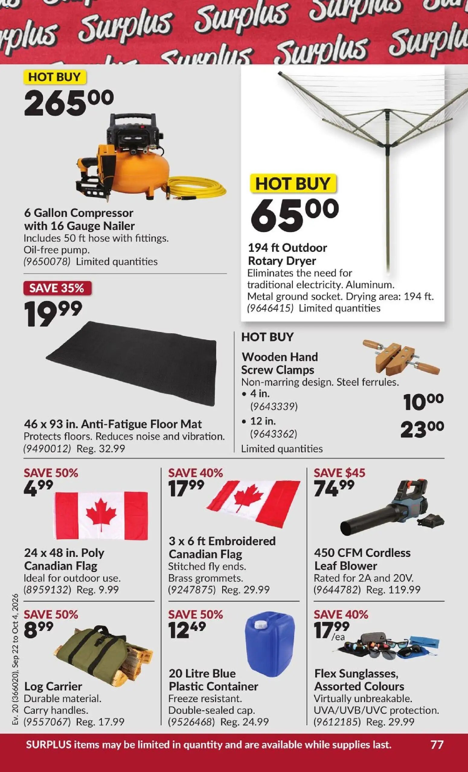 Princess Auto flyer - 2 Week Sale!