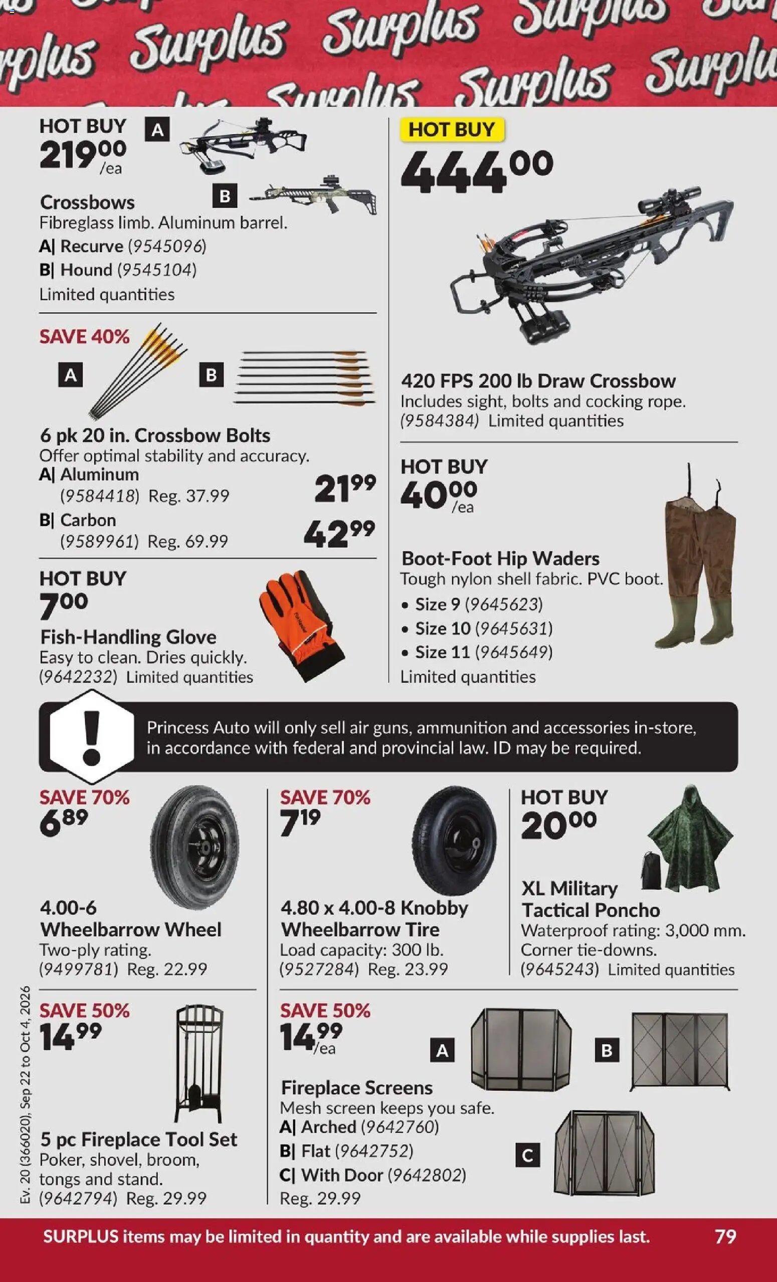 Princess Auto flyer - 2 Week Sale!
