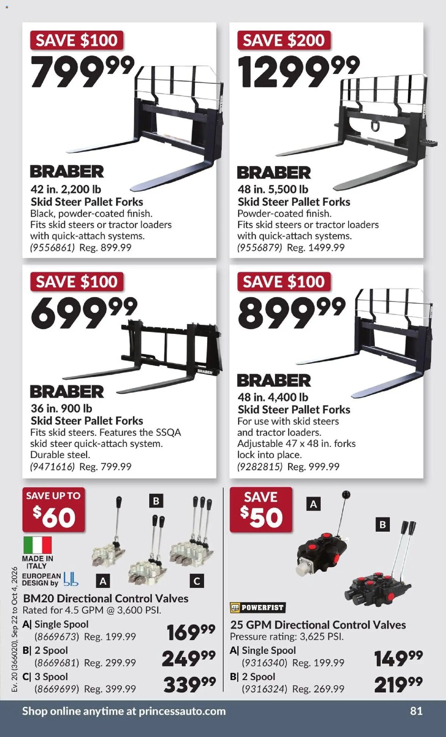 Princess Auto flyer - 2 Week Sale!