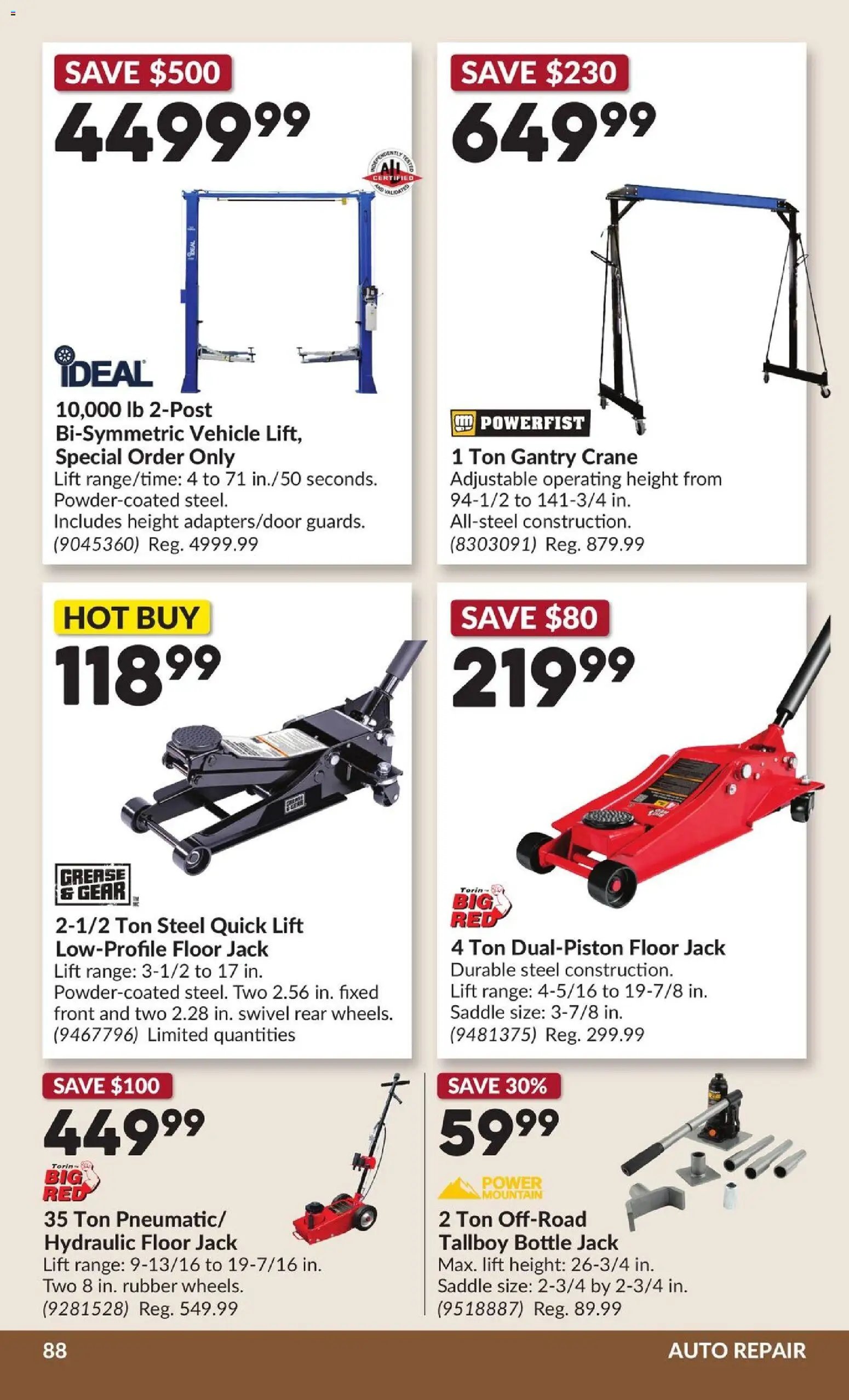 Princess Auto flyer - 2 Week Sale!