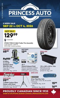 Princess Auto flyer - 2 Week Sale!