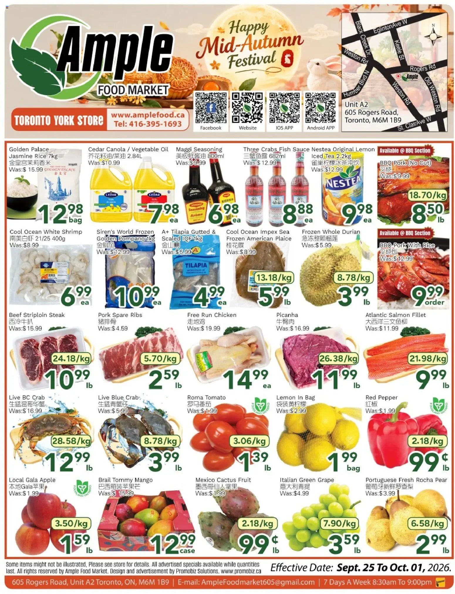 Ample Food Market weekly flyer Toronto York