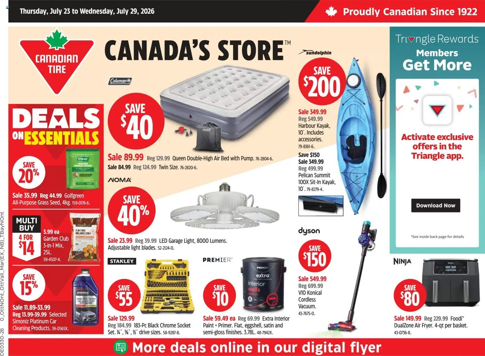 Canadian Tire weekly flyer
