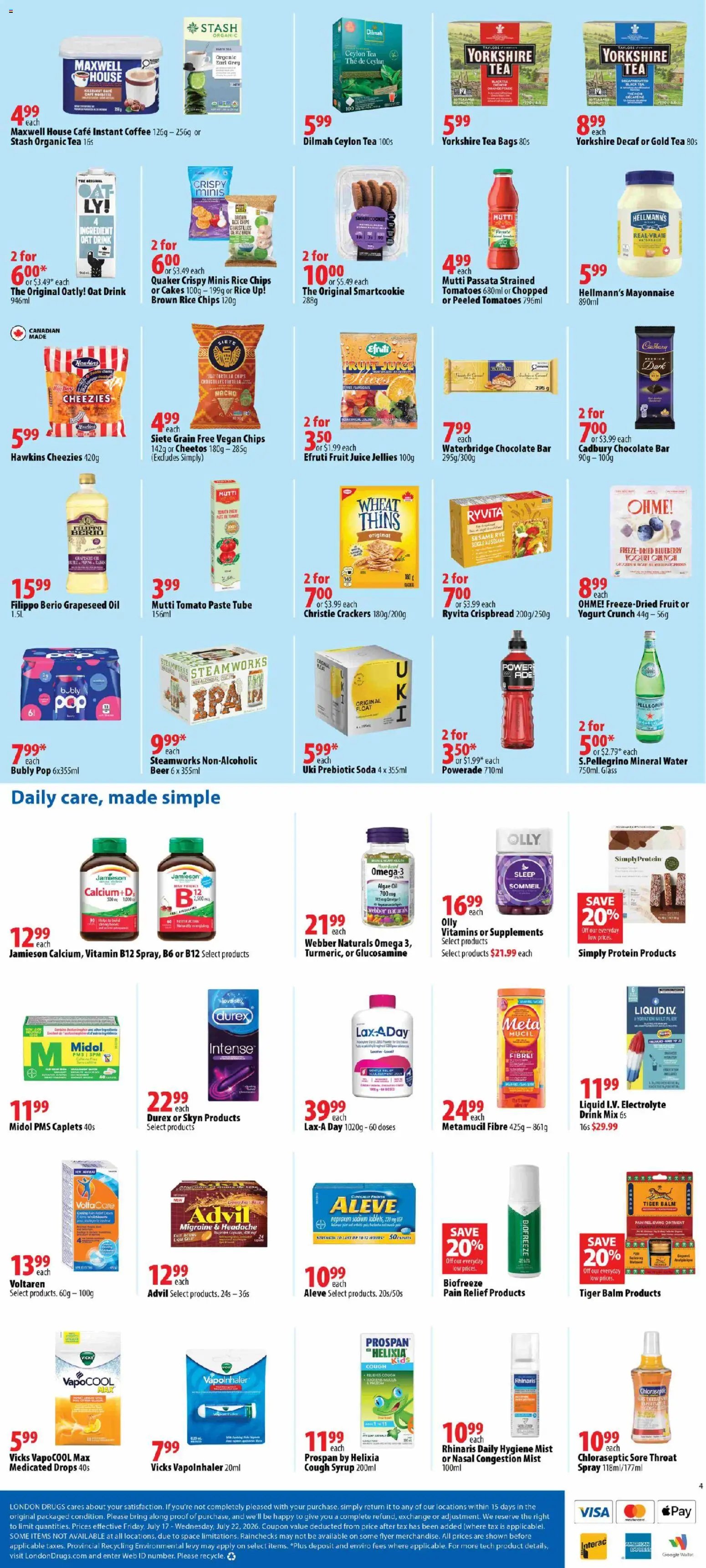 London Drugs weekly flyer / circulaire