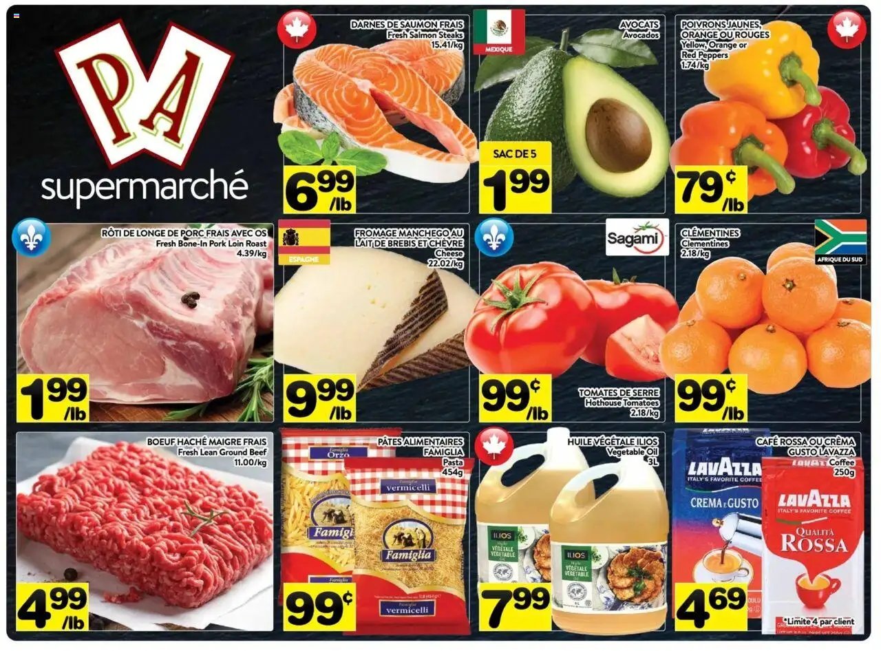 Pa Supermarché weekly flyer / circulaire