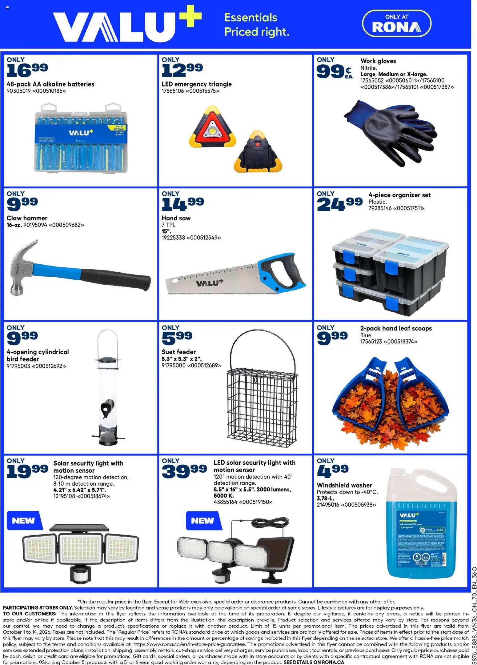 Rona weekly flyer