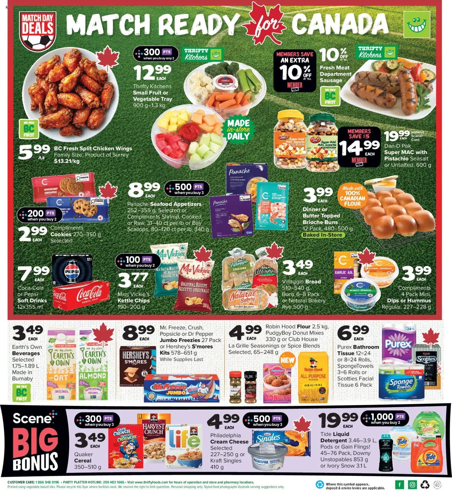 Thrifty Foods weekly flyer / circulaire