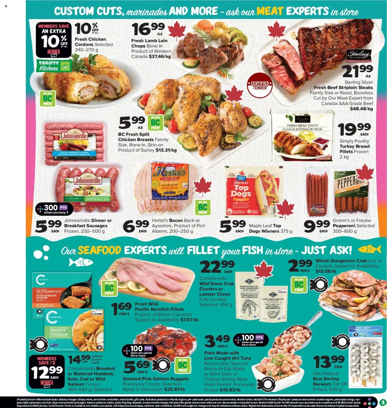 Thrifty Foods weekly flyer / circulaire