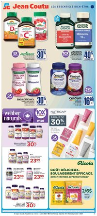 Jean Coutu - Encart produits naturels