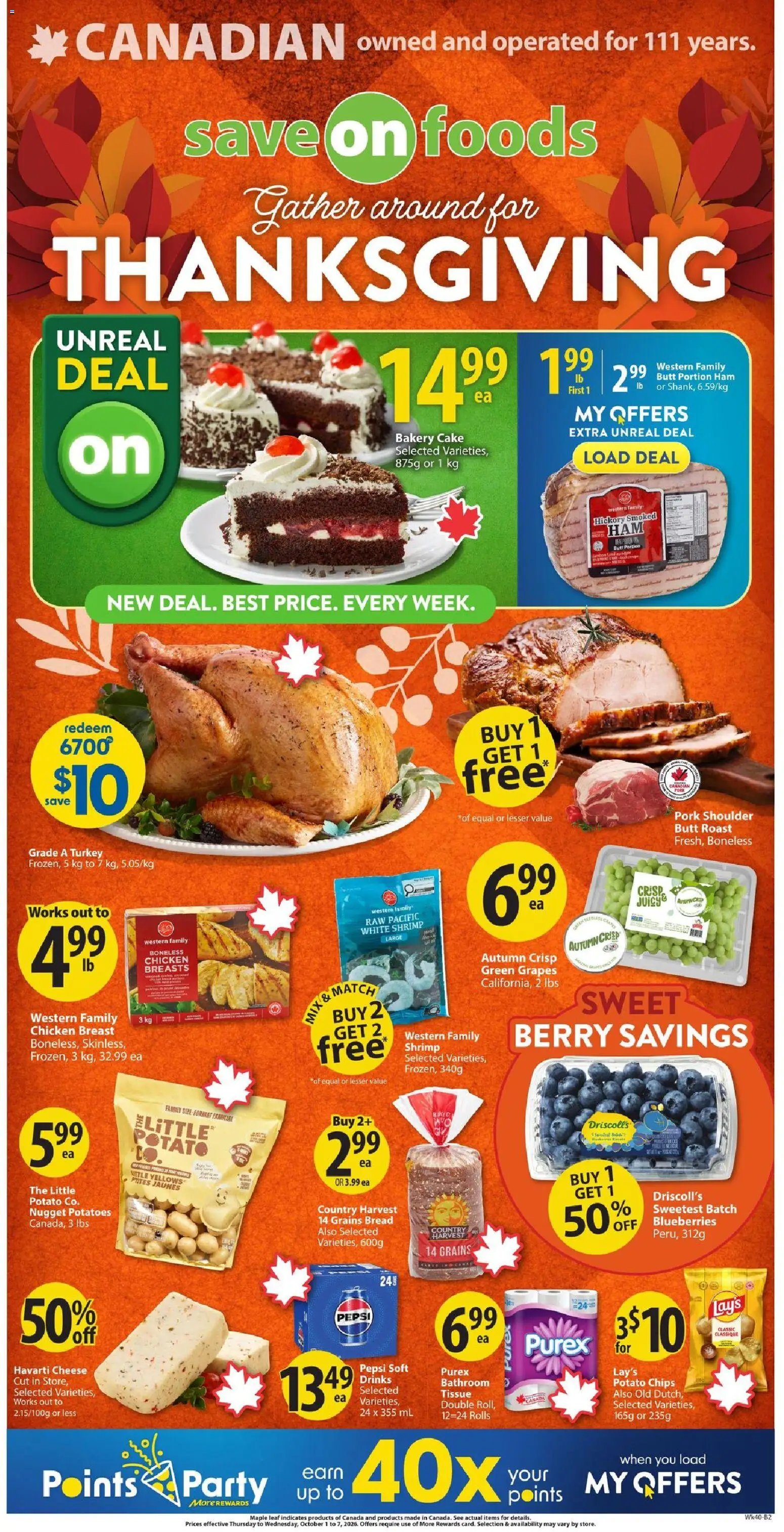 Save on foods weekly flyer / circulaire