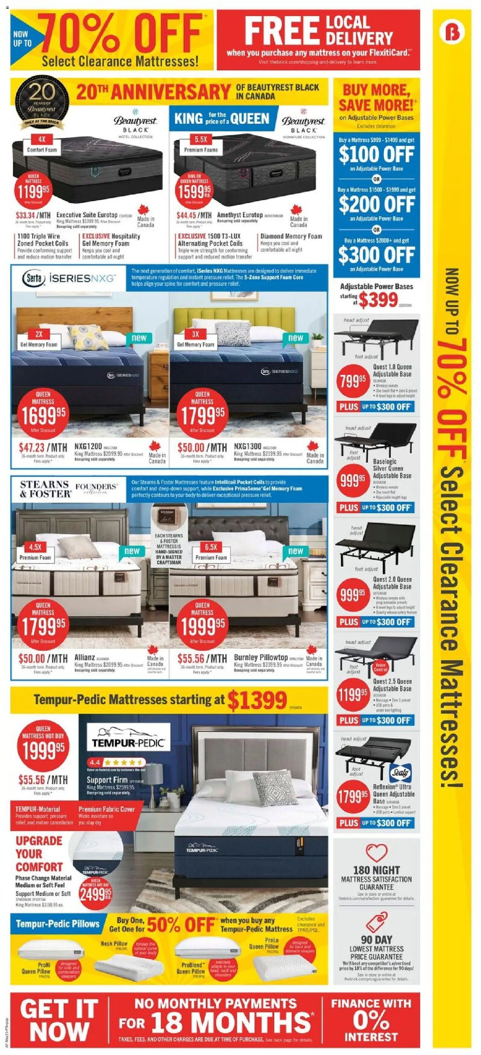 The Brick weekly flyer / circulaire