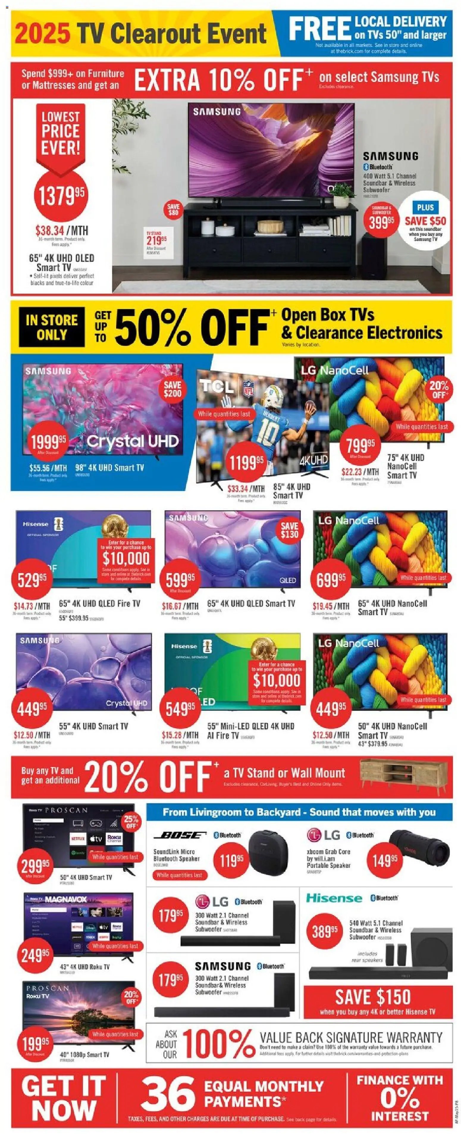 The Brick weekly flyer / circulaire