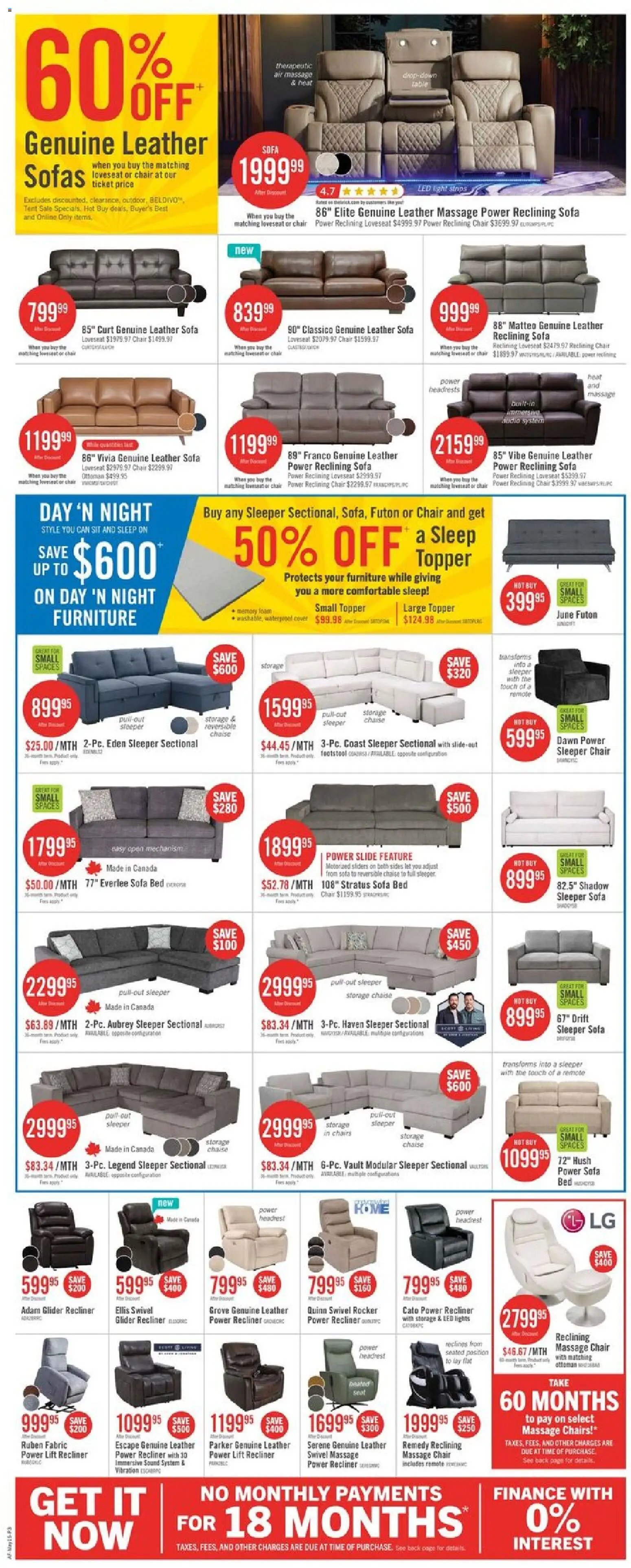 The Brick weekly flyer / circulaire