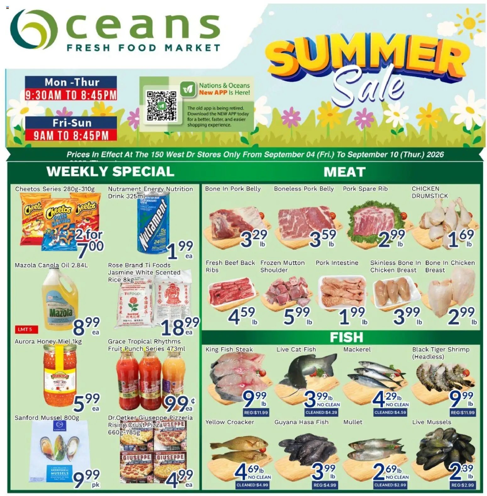 Oceans weekly flyer / circulaire