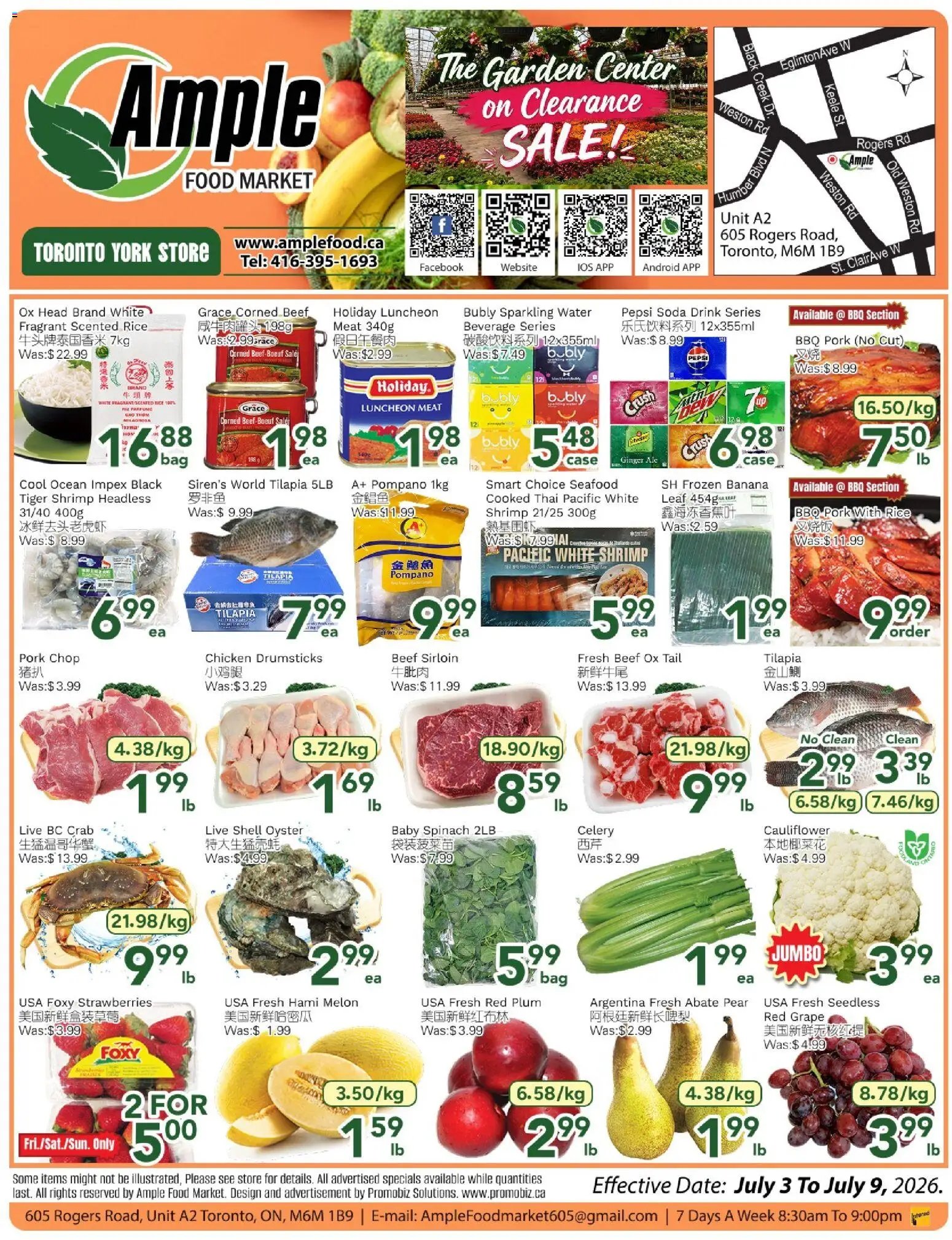 Ample Food Market  weekly flyer Toronto York