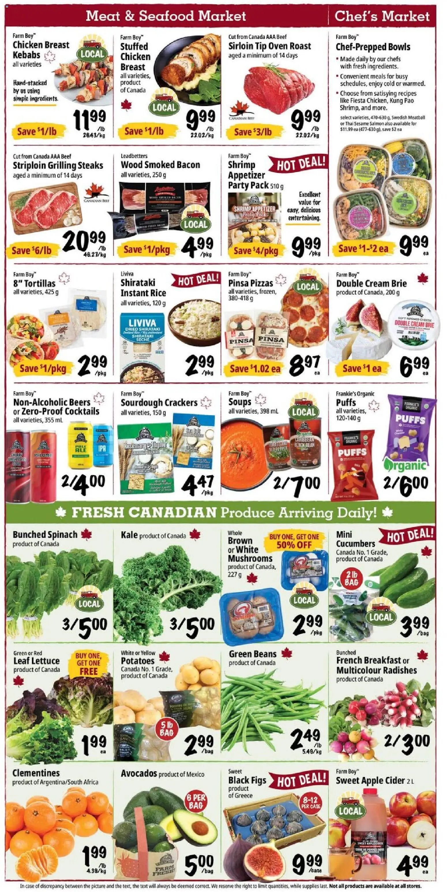 Farm Boy weekly flyer / circulaire