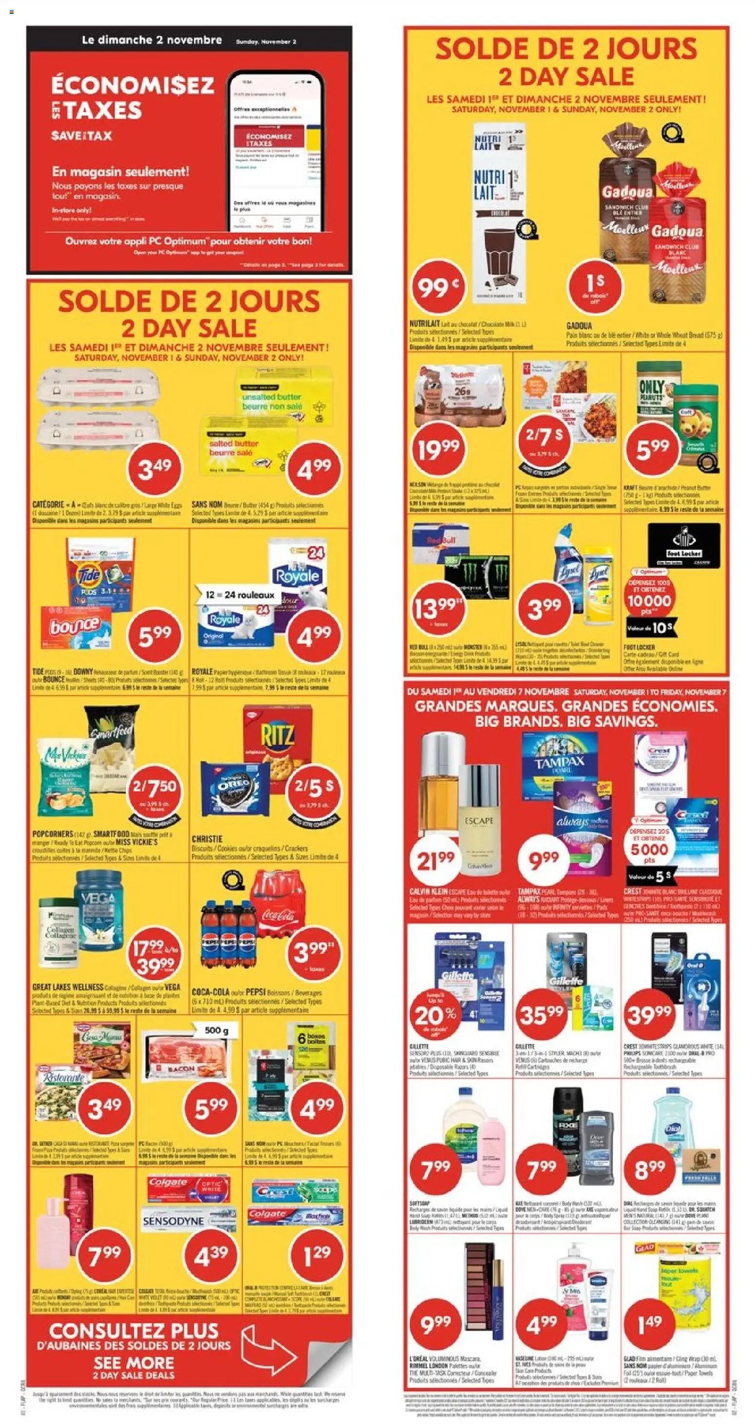 Pharmaprix weekly flyer / circulaire (2025-11-01 - 2025-11-07) | 2