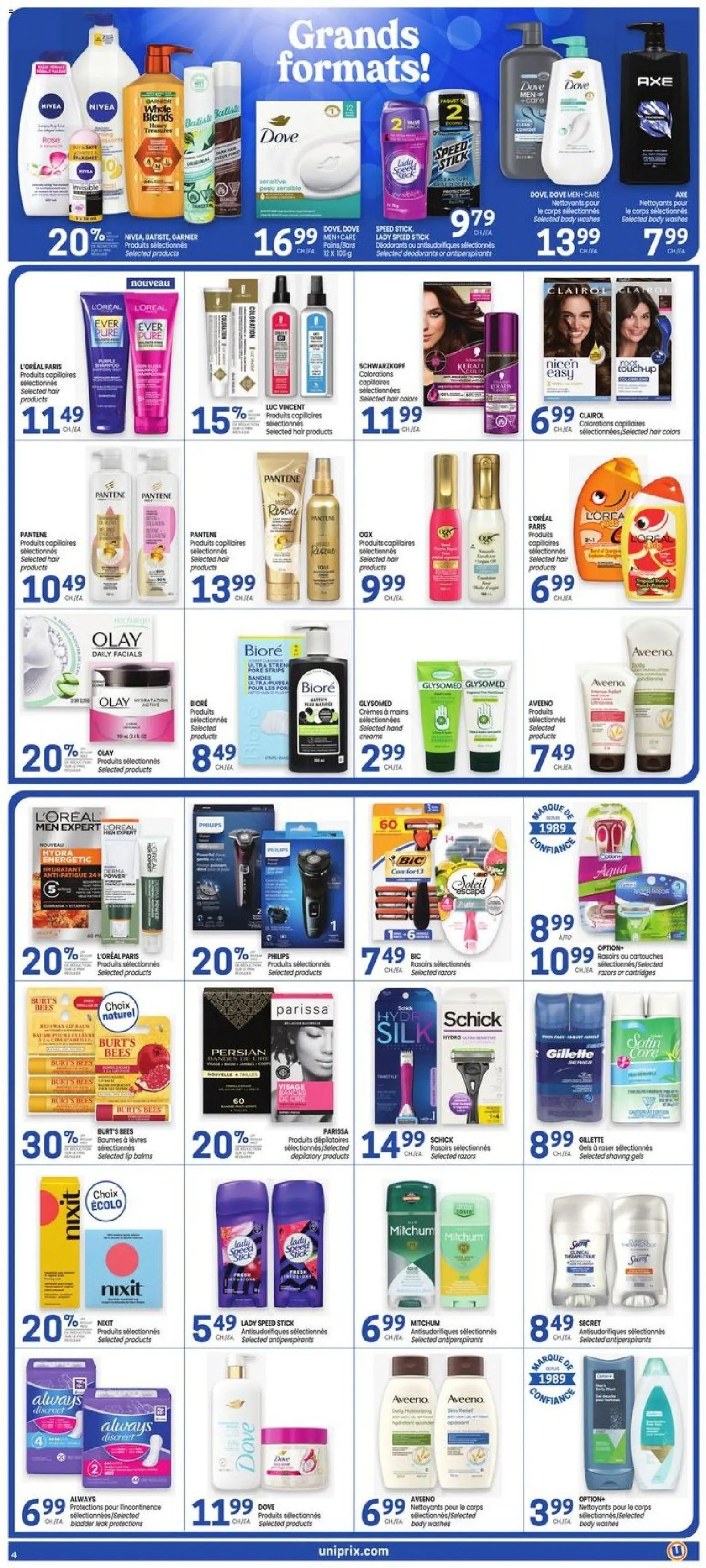 Uniprix weekly flyer / circulaire