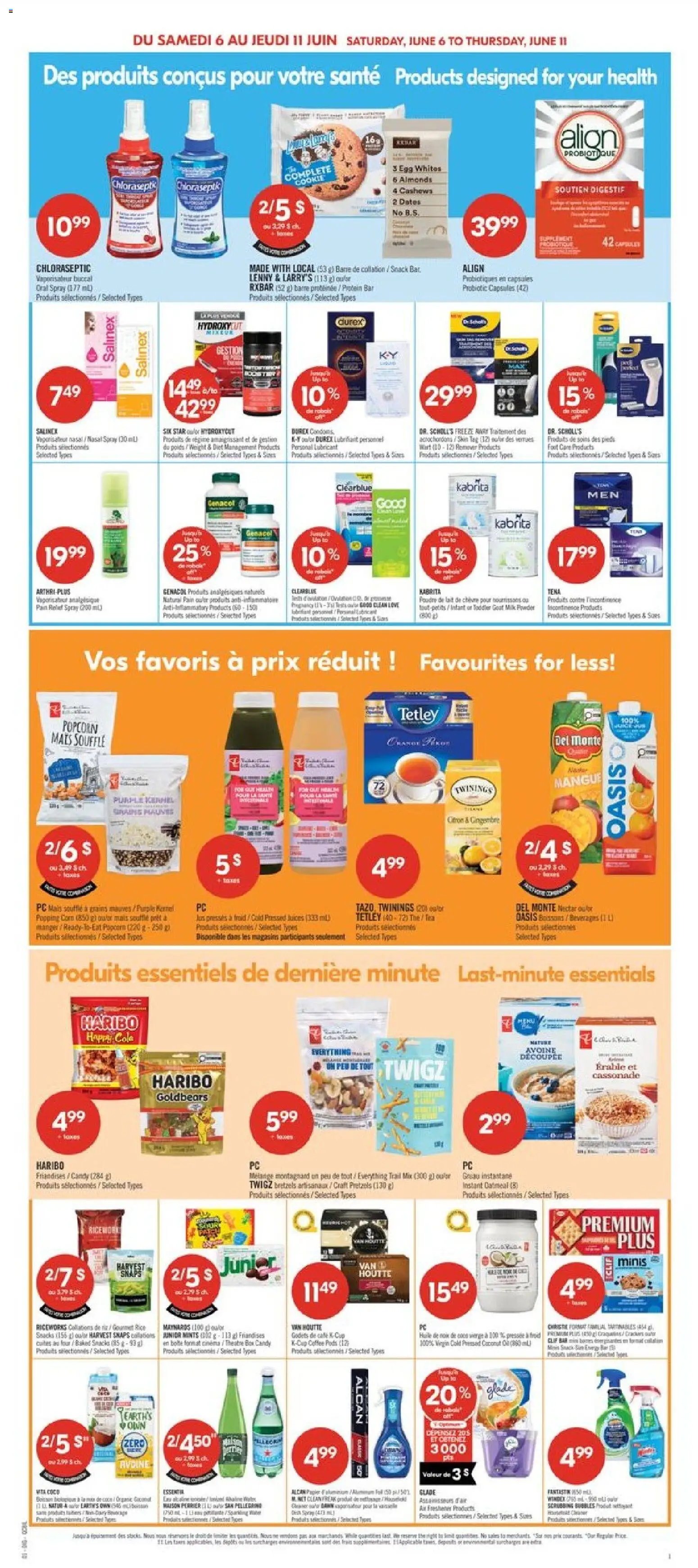 Pharmaprix weekly flyer / circulaire