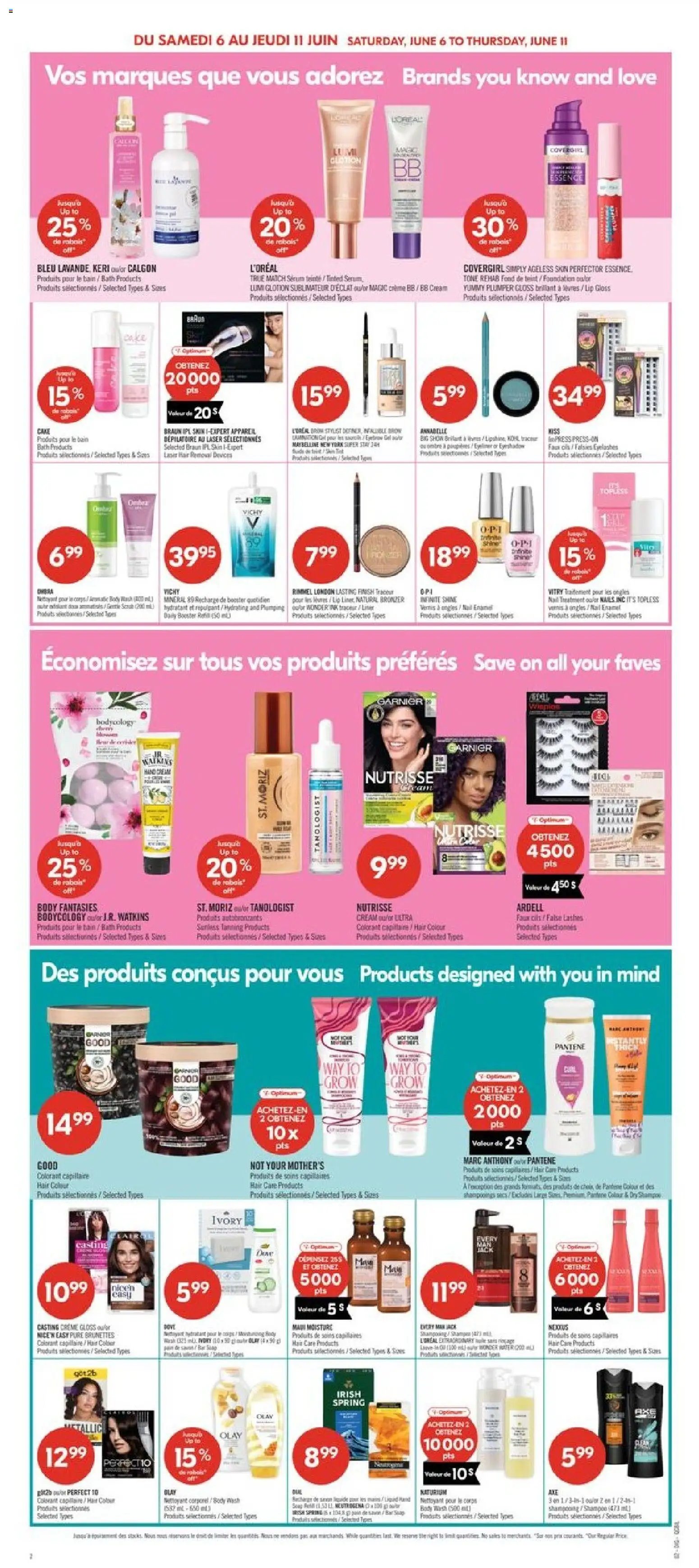 Pharmaprix weekly flyer / circulaire