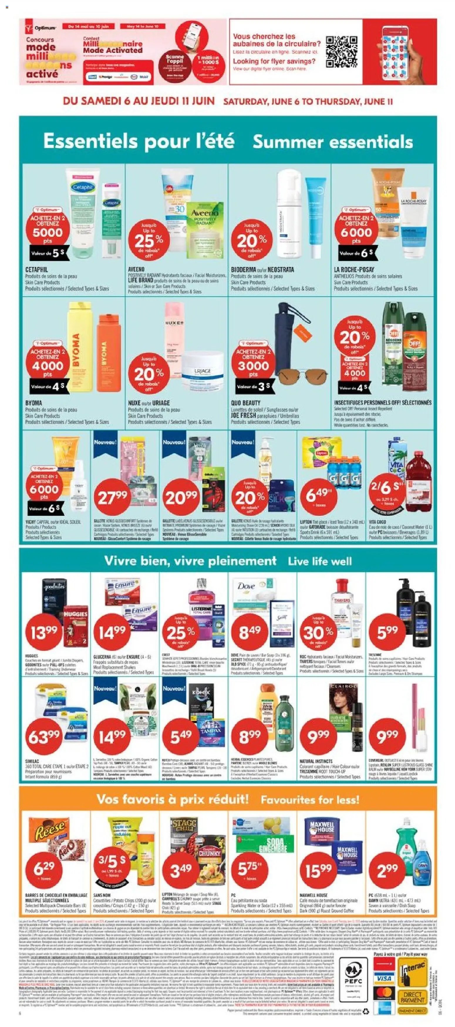 Pharmaprix weekly flyer / circulaire